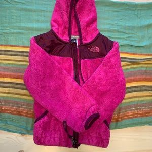 North Face GIRLS Hooded Fleece